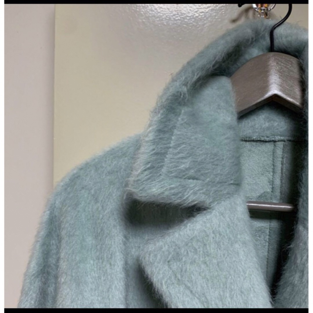 Ameri VINTAGE(アメリヴィンテージ)のAmeri BLANKET LIKE FAKE MOUTON COAT レディースのジャケット/アウター(ロングコート)の商品写真