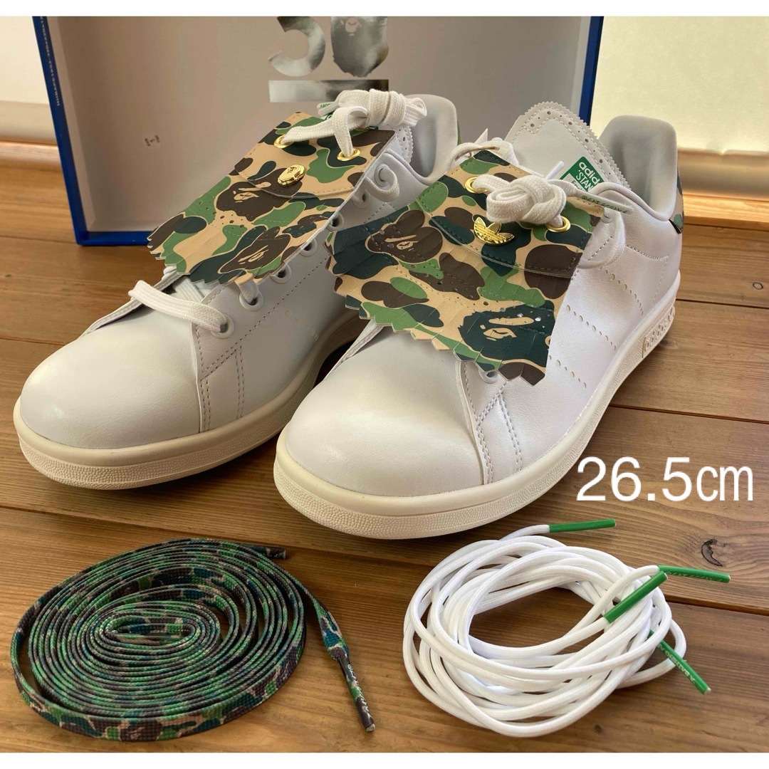 A BATHING APE(アベイシングエイプ)のBape adidas Stan Smith Golf 26.5cm メンズの靴/シューズ(スニーカー)の商品写真