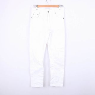 チープマンデー(CHEAP MONDAY)のチープマンデー デニムパンツ ジーンズ 白 スキニー ストレッチ ボトムス レディース 29/34サイズ ホワイト CHEAP MONDAY(デニム/ジーンズ)