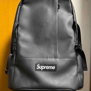 国内正規品 23AW Supreme Leather Backpack 黒Blackブラック黒