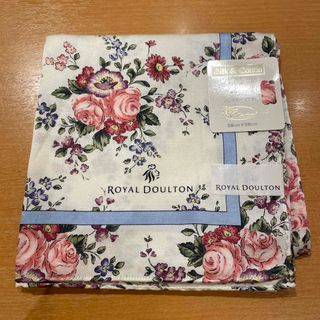 ロイヤルドルトン(Royal Doulton)のロイヤルドルトン大判シルク混ハンカチーフブルー(バンダナ/スカーフ)