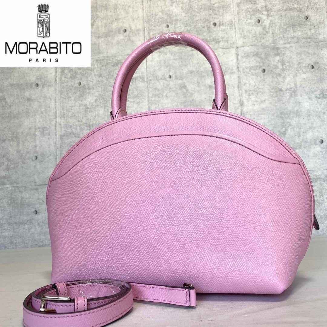 MORABITO - 【美品】MORABITO DIANE ベビーピンク レザー 2WAY MORABITO - 【美品】MORABITO DIANE ベビーピンク レザー 2WAY