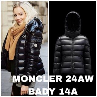 モンクレール(MONCLER)の⭐23-24AW 最新/新品 MONCLER BADY ブラック 希少14A(ダウンジャケット)