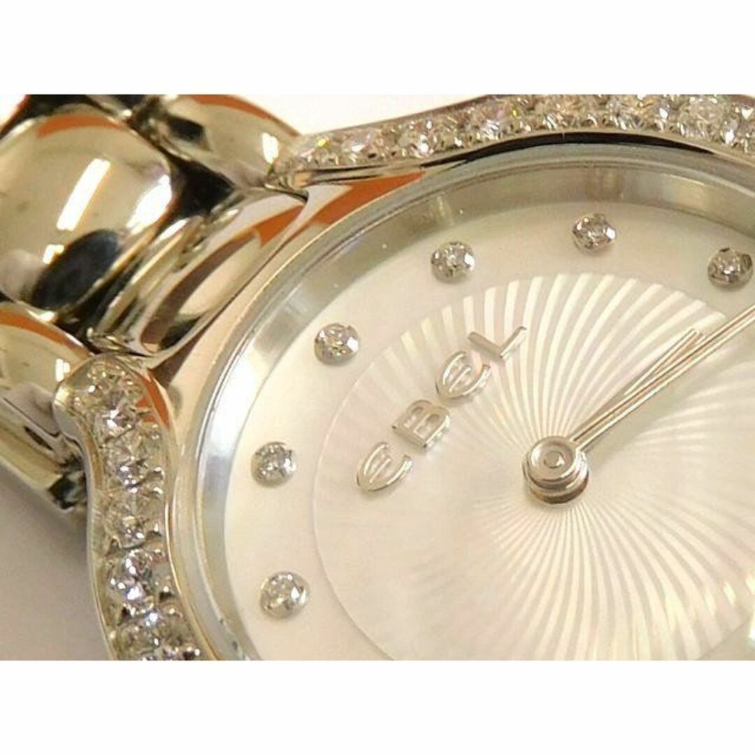 EBEL(エベル)の新品同様品 EBEL エベル Beluga Mini ベルーガ ミニ ■ ダイヤ シェル文字盤 レディース 時計 9003418/9996050 □5L レディースのファッション小物(腕時計)の商品写真