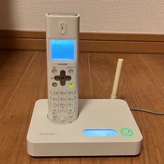 シャープ(SHARP)のSHARP デジタルコードレス電話機 JD-S10CL-W 中古(その他)