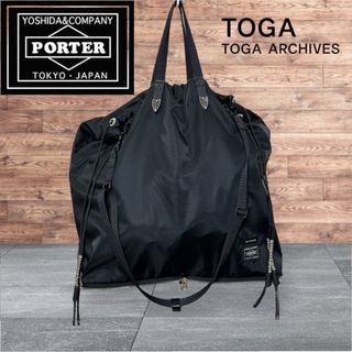 ポーター(PORTER)のPORTER TOGA コラボ　パッカブル　ブラック　ショルダーバッグ　カバン(トートバッグ)