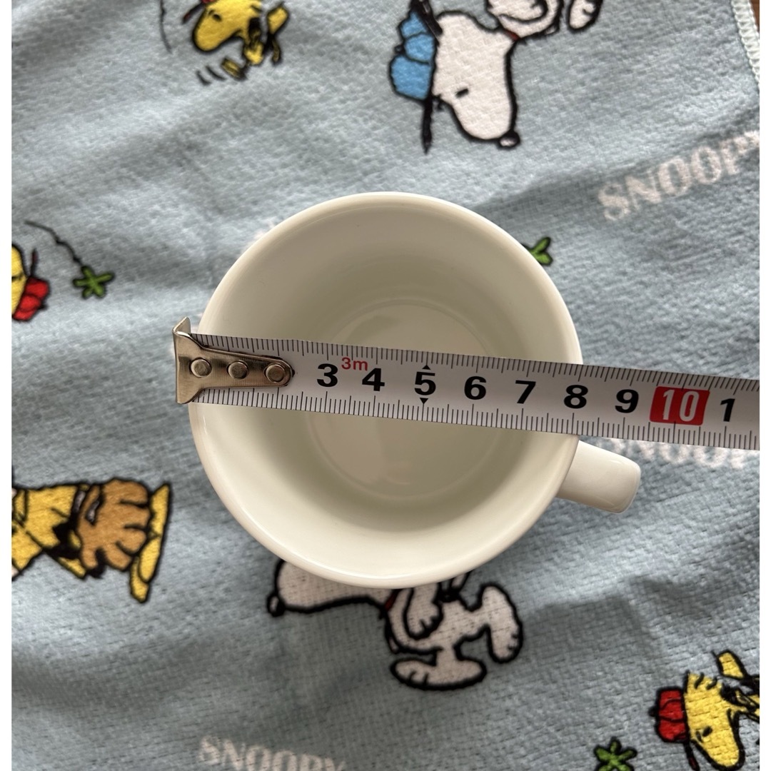 SNOOPY(スヌーピー)の新品・未使用 ✳︎スヌーピー✳︎ マグカップ　コップ　タオルハンカチ キッズ/ベビー/マタニティの授乳/お食事用品(マグカップ)の商品写真