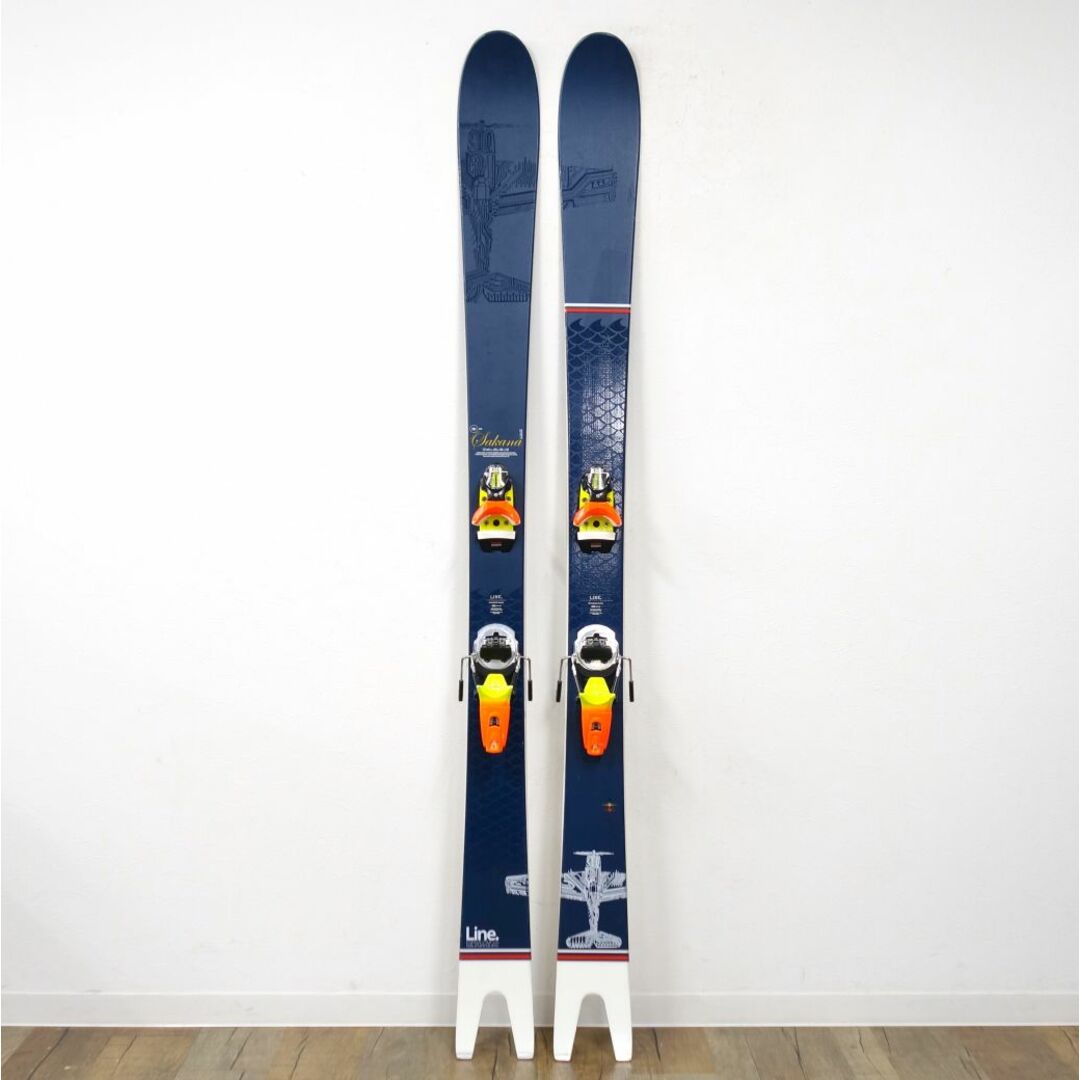 全長181cmサイドカット美品 ライン LINE SAKANA サカナ 181cm センター105mm ビンディング LOOK Pivot14 FORZA ルック ピボット スキー アウトドア