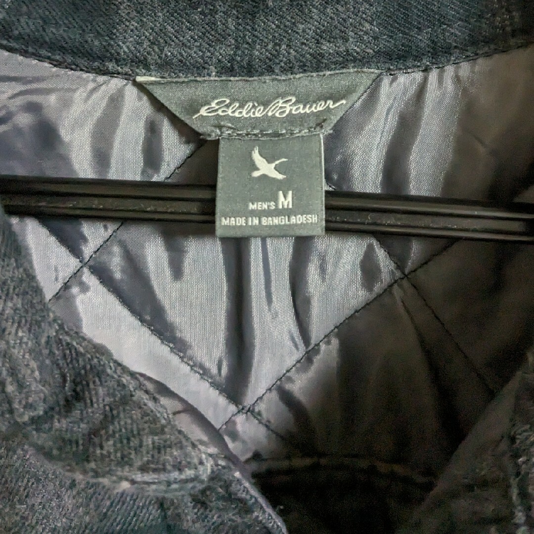 Eddie Bauer(エディーバウアー)のEddie Bauer　エディーバウアー　チェックシャツ　内側キルティング　M メンズのトップス(シャツ)の商品写真