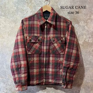 シュガーケーン(Sugar Cane)のSUGAR CANE シュガーケーン チェック ジップアップジャケット(その他)