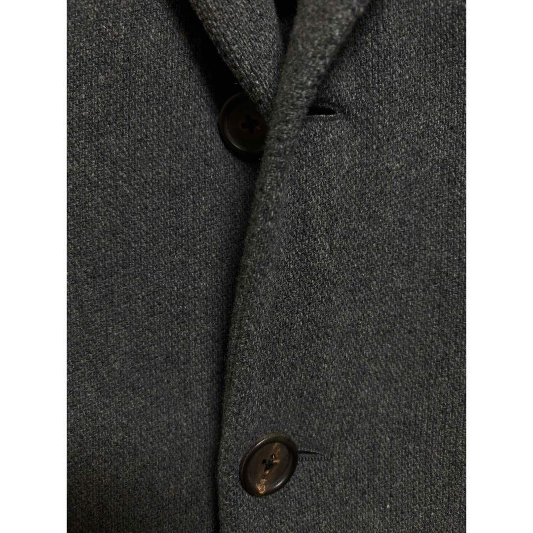 上質カシミヤ混 LARDINI チェスターコート美品 44(S-M相当) グレー 上質カシミヤ混 LARDINI チェスターコート美品 44(S-M相当) グレー