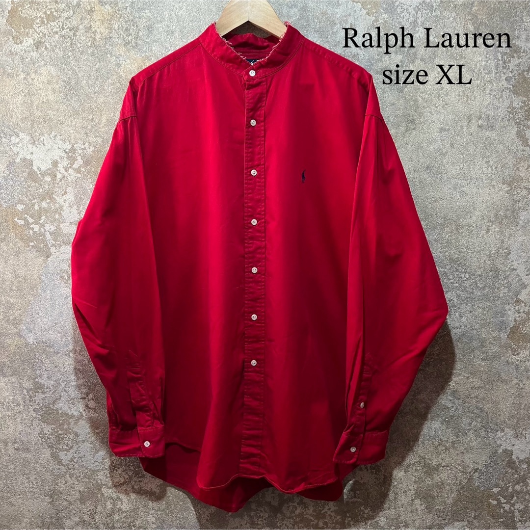 Ralph Lauren(ラルフローレン)のRalph Lauren ラルフローレン  スタンドカラー オーバーサイズシャツ メンズのトップス(シャツ)の商品写真