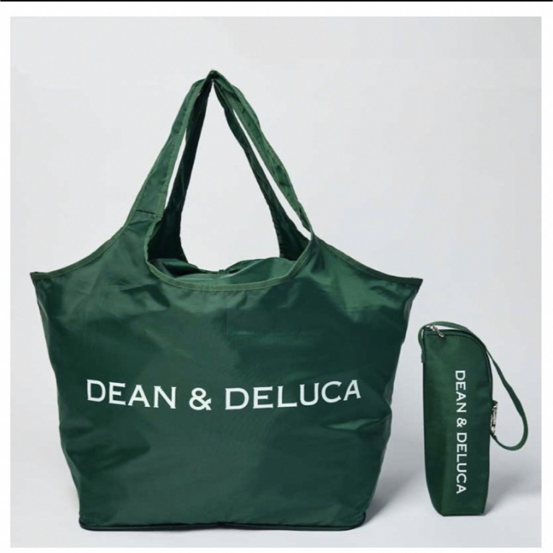 DEAN & DELUCA(ディーンアンドデルーカ)のDEAN ＆ DELUCAレジかご買物バッグストラップ付き保冷ボトルホルダー レディースのバッグ(エコバッグ)の商品写真