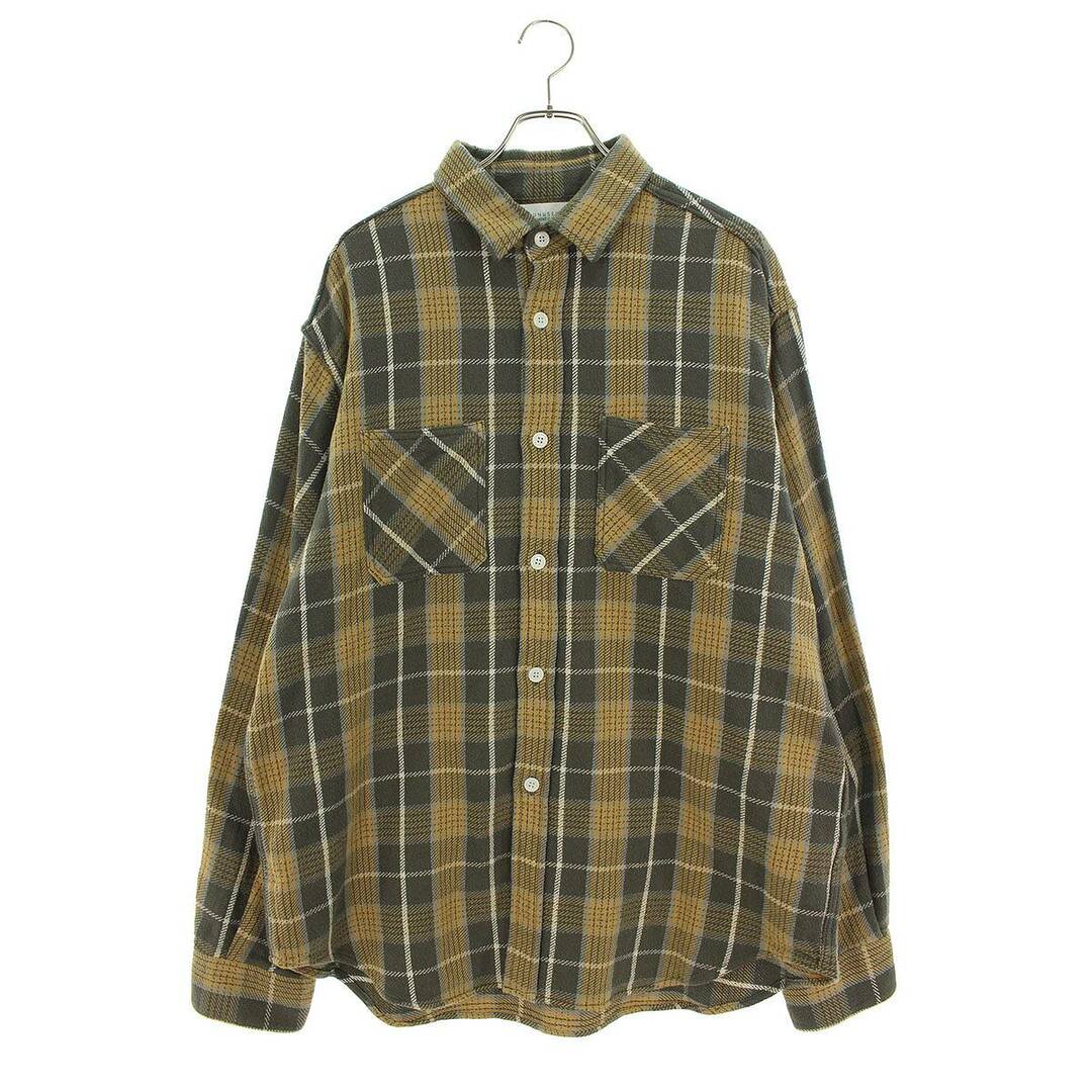 少量生産 アンユーズド US1692 damage check nel shirt ダメージ加工