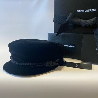 サンローラン(Saint Laurent)のSAINT LAURENT サンローラン　帽子　ハット　キャスケット　未使用品(キャスケット)