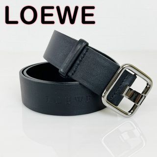 ♡無言取引可♡LOEWEロエベ　レディース　ベルト　シルバー　人気　美品　黒