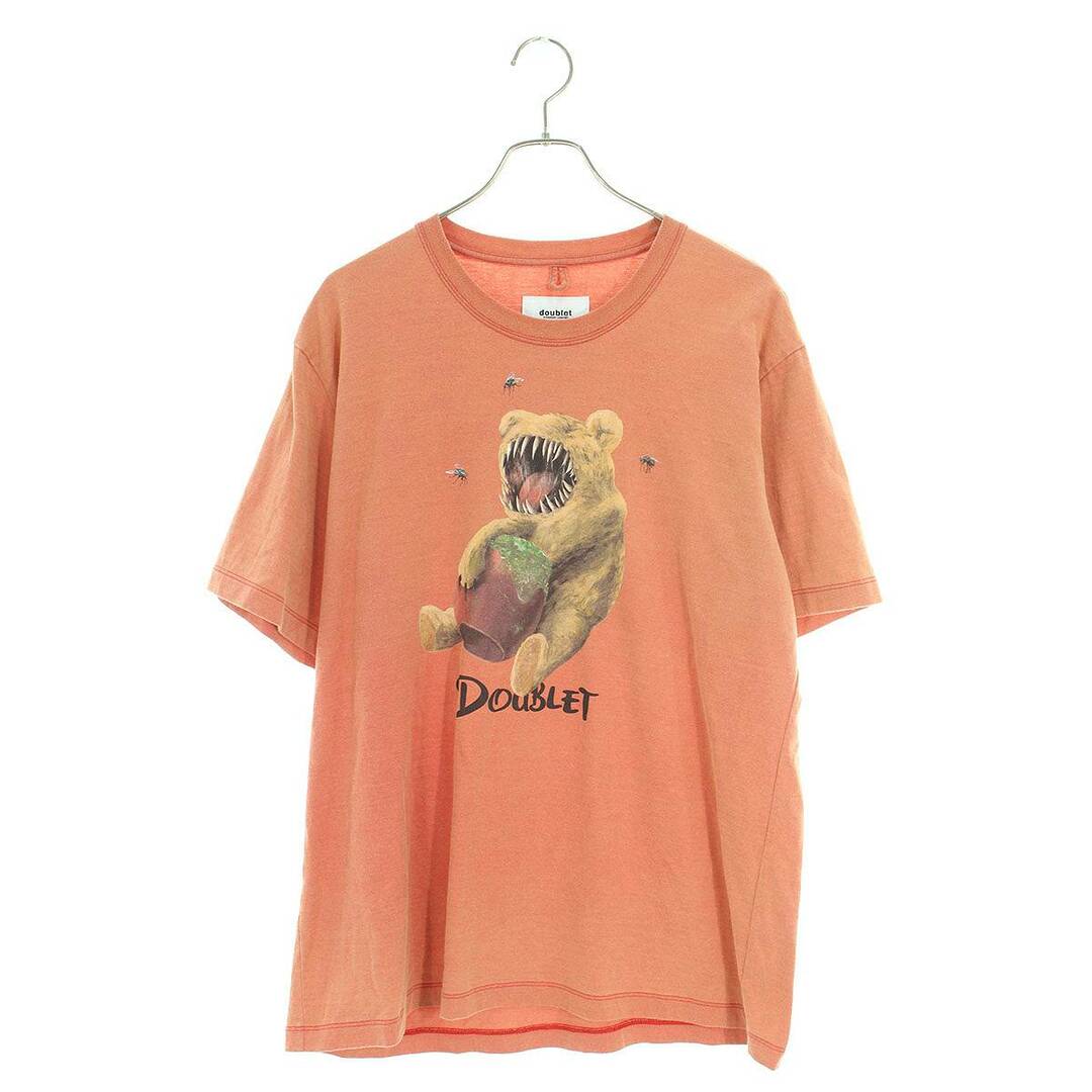 ダブレット  23AW  23AW33CS296 ベアプリントTシャツ メンズ Mメンズ