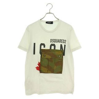 ディースクエアード(DSQUARED2)のディースクエアード  21SS  S79GC0032 カモフラポケットTシャツ メンズ XS(Tシャツ/カットソー(半袖/袖なし))