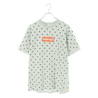 シュプリーム(Supreme)のシュプリーム ×コムデギャルソンシャツ COMME des GARCONS SHIRT  12SS  Polka Dot Box Logo Tee ボックスロゴドットTシャツ メンズ L(Tシャツ/カットソー(半袖/袖なし))