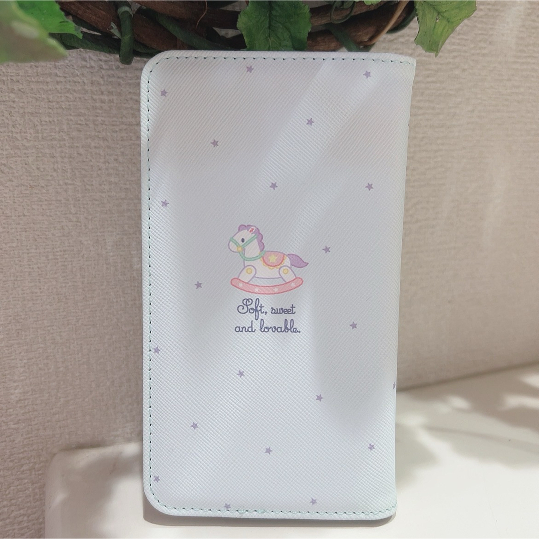 新品未使用✨サンリオ　シナモン　マルチスマホケース　手帳型　ミラー付き スマホ/家電/カメラのスマホアクセサリー(iPhoneケース)の商品写真