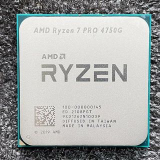 エーエムディー(AMD)のCPU AMD RYZEN 7 PRO 4750G(PCパーツ)