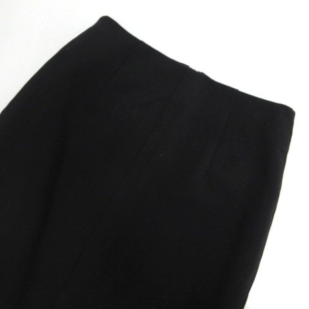 LE CIEL BLEU(ルシェルブルー)のルシェルブルー スカート タイト ミモレ丈 ダブルジップ ストレッチ 黒 36 レディースのスカート(ひざ丈スカート)の商品写真