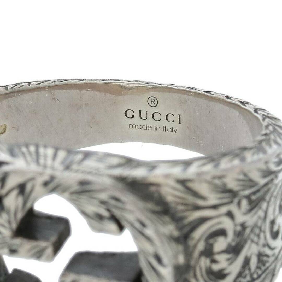 Gucci(グッチ)のグッチ GGロゴリング メンズ 20号 メンズのアクセサリー(リング(指輪))の商品写真