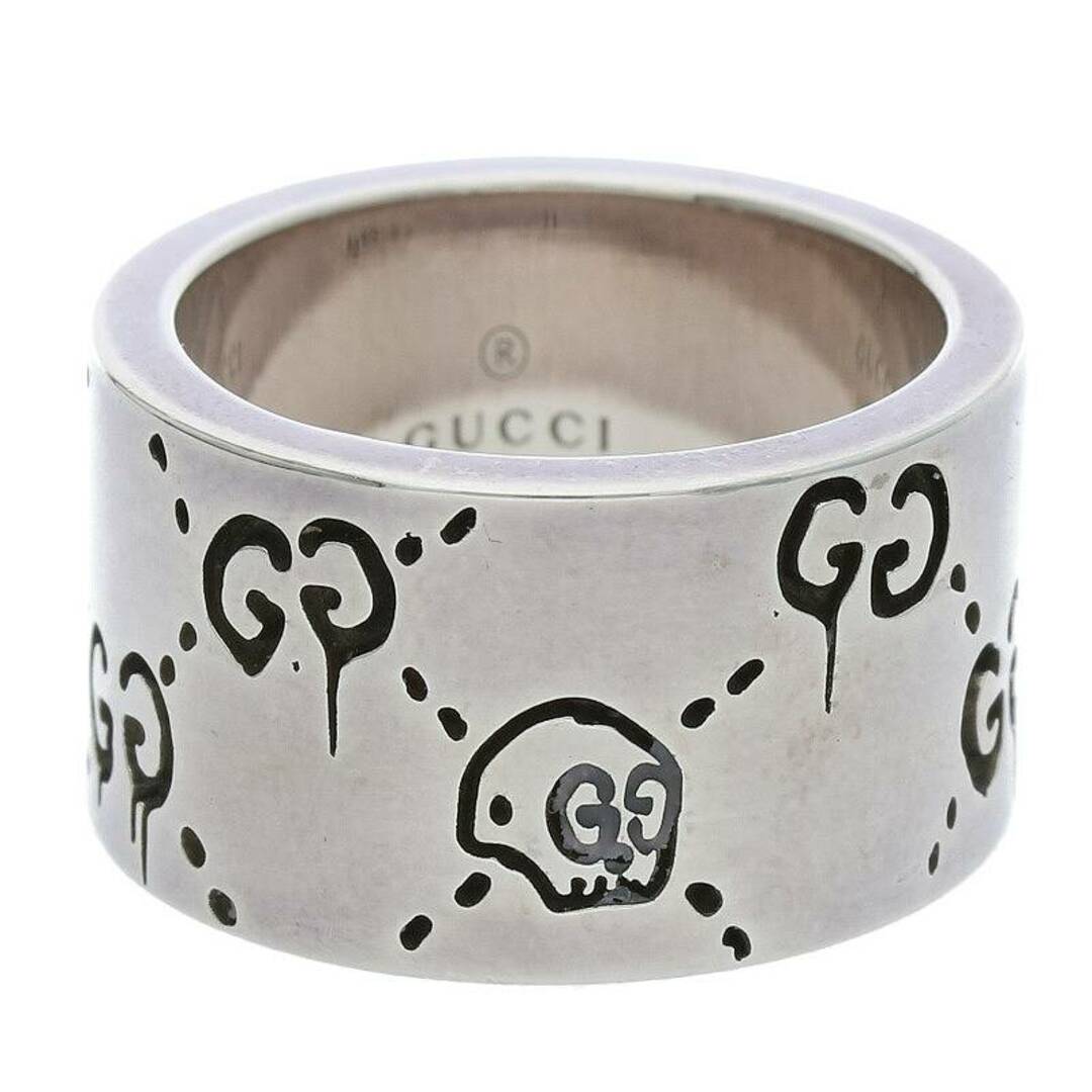 Gucci(グッチ)のグッチ GG柄ゴーストリング メンズ 11号 メンズのアクセサリー(リング(指輪))の商品写真