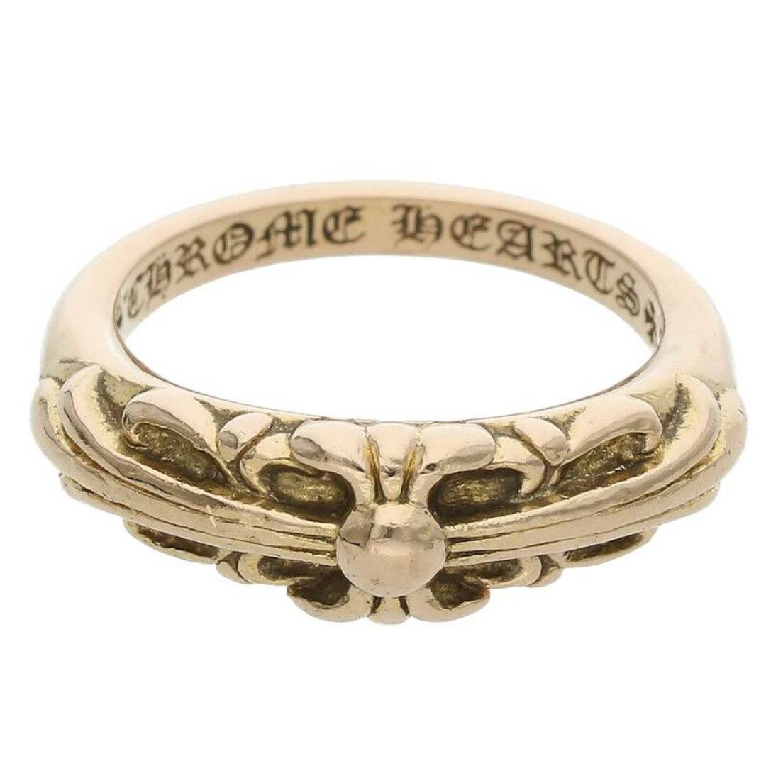 Chrome Hearts(クロムハーツ)のクロムハーツ  22K BABYCLSC/ベイビークラシックフローラルクロス ゴールドリング メンズ 10号 メンズのアクセサリー(リング(指輪))の商品写真