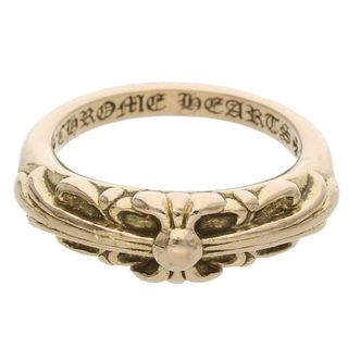 クロムハーツ(Chrome Hearts)のクロムハーツ  22K BABYCLSC/ベイビークラシックフローラルクロス ゴールドリング メンズ 10号(リング(指輪))