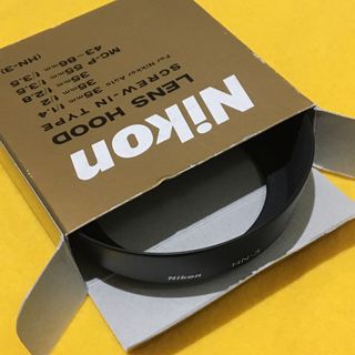 ニコン(Nikon)のNIKON 純正 旧製品 廃盤 Φ52mm 広角メタルフード HN-3 美品(レンズ(単焦点))