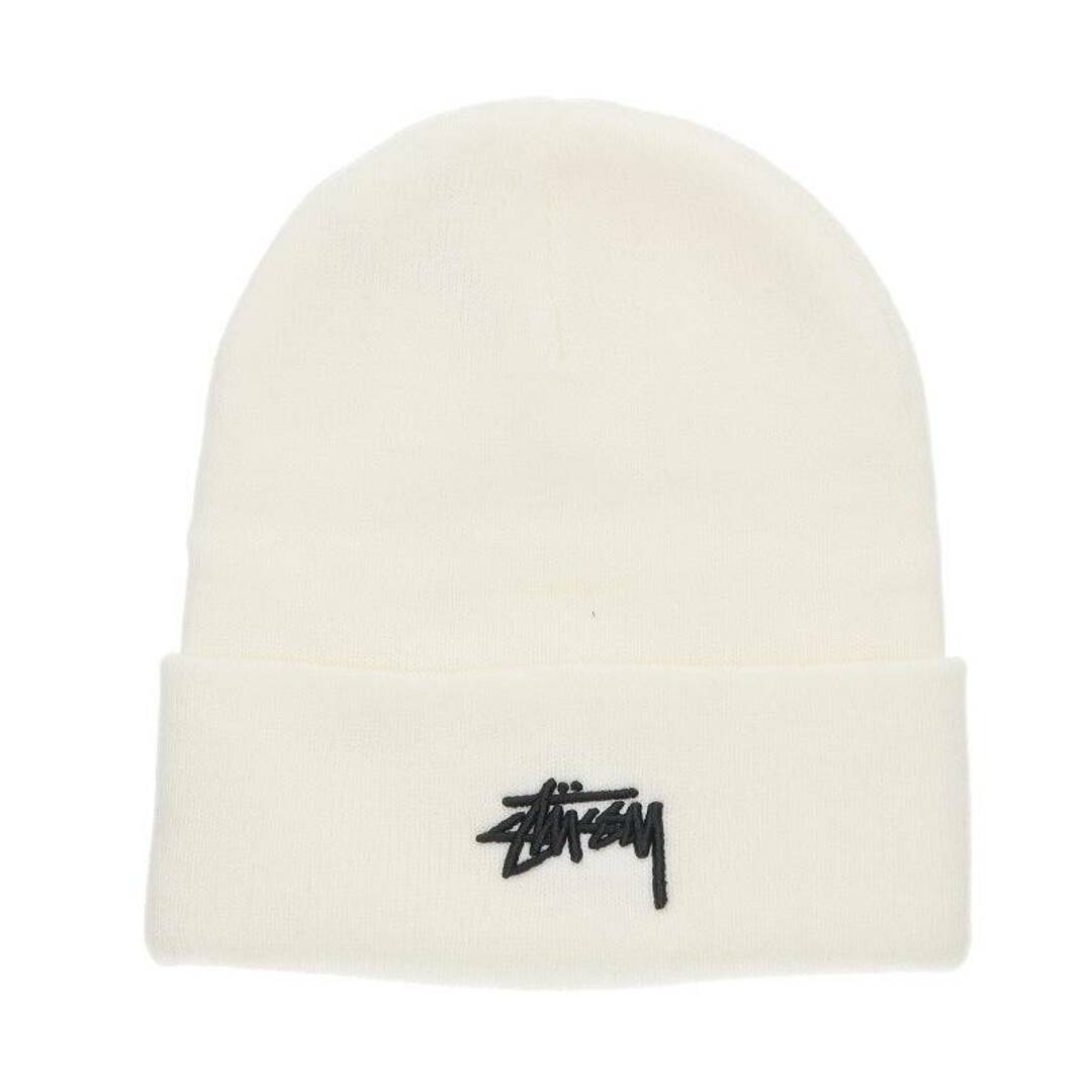 ニット帽/ビーニーナイキ ×ステューシー STUSSY  DN2191-121 ダブルネームロゴ刺繍ニット帽 メンズ