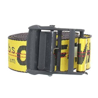 オフホワイト(OFF-WHITE)のオフホワイト  INDUSTRIAL BELT インダストリアルロゴベルト メンズ(ベルト)