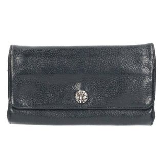 クロムハーツ(Chrome Hearts)のクロムハーツ  JUDY/ジュディ クロスボタンレザーウォレット財布 メンズ(財布)