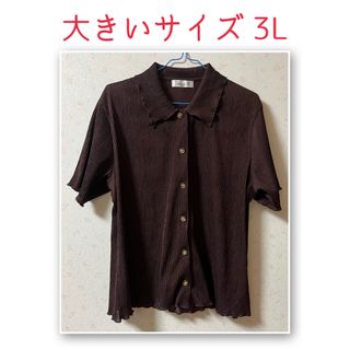 8番 シャツ ブラウス Tシャツ カットソー 3L(シャツ/ブラウス(半袖/袖なし))