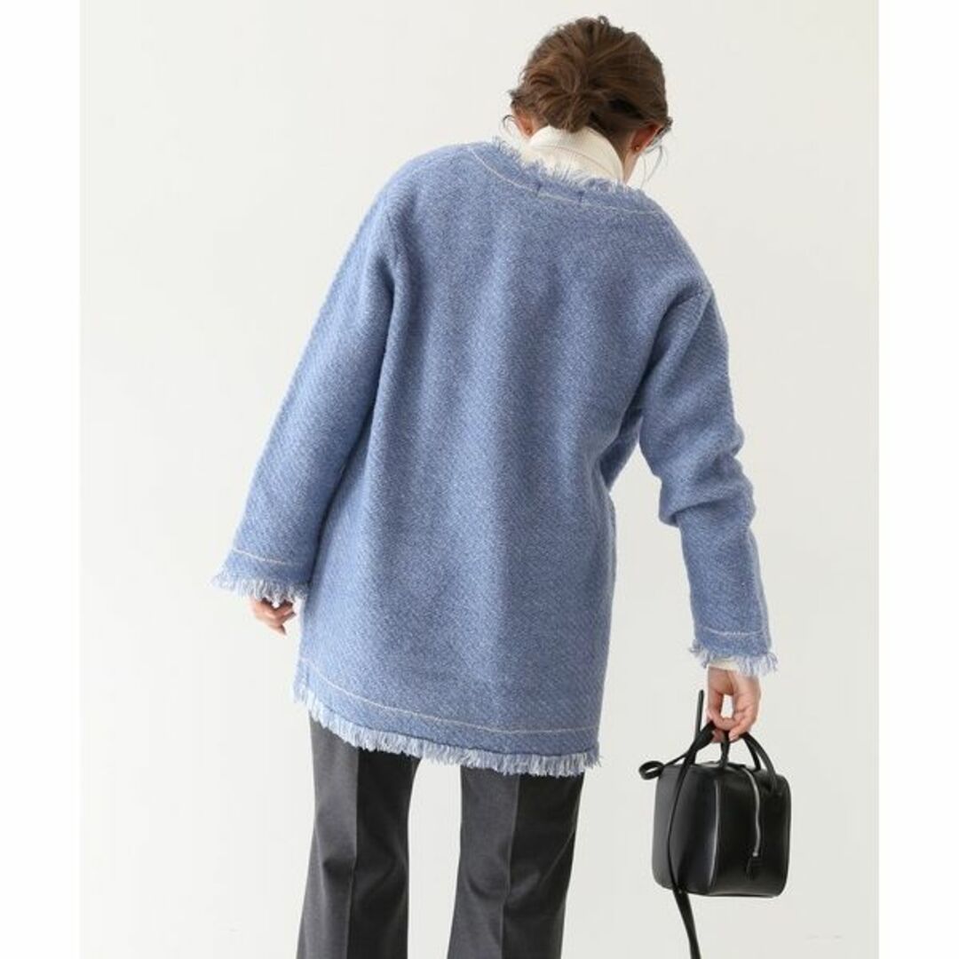 SLOBE IENA - 新品 SLOBE IENA ツイードニットジャケットの通販 SLOBE IENA - 新品 SLOBE IENA ツイードニットジャケットの通販