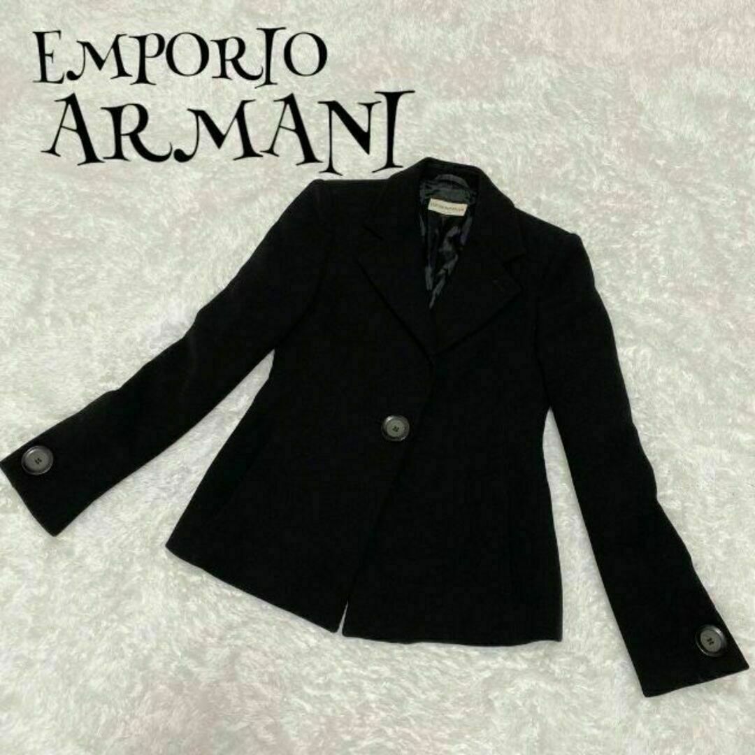 約415cm着丈EMPORIO ARMANI ☆ テーラードジャケット 可愛いボタン お洒落