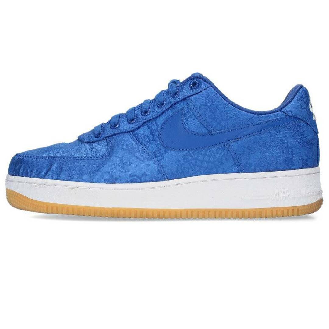 最高品質の素材 ナイキ AIR FORCE 1 LOW CLOT BLUE SILK CJ5290-400 エアフォースワンロークロットブルーシルクスニーカー メンズ 28cm