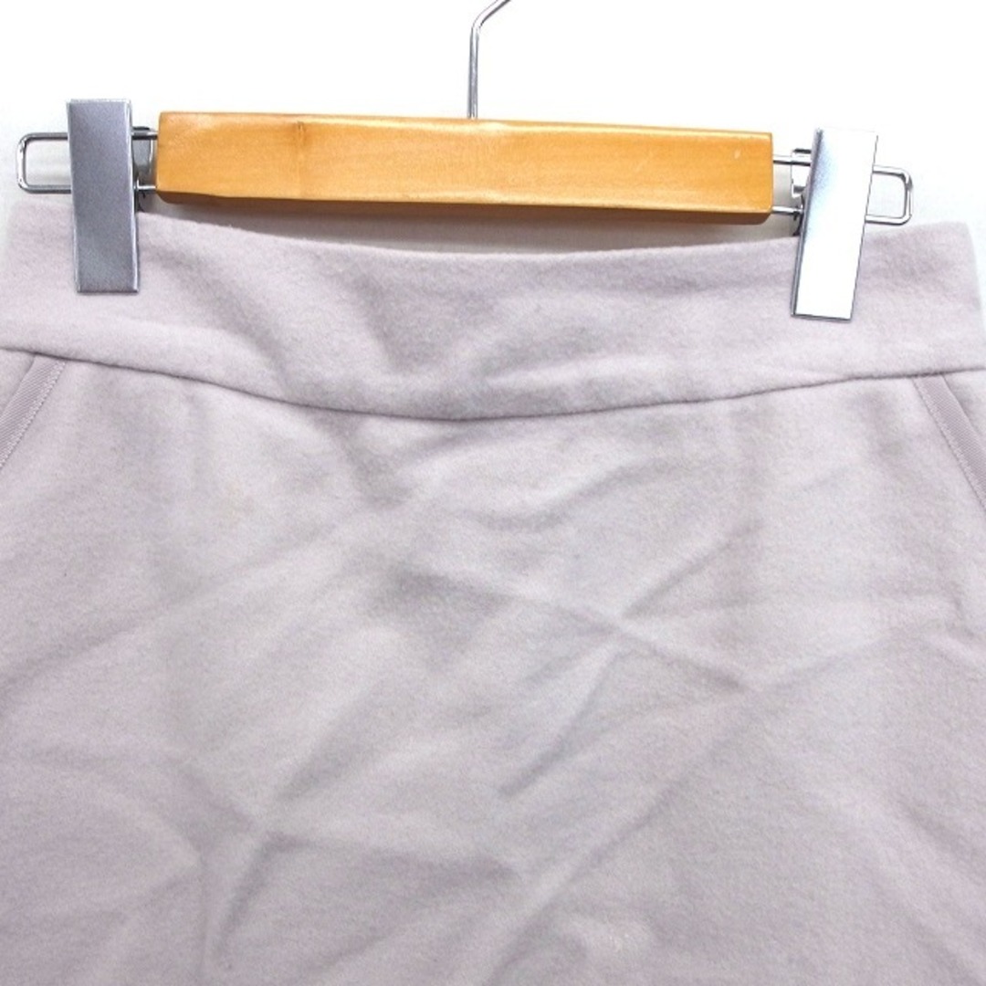 LOUNIE(ルーニィ)のルーニィ スカート フレア ひざ丈 ウール シンプル バックジップ 38  レディースのスカート(ひざ丈スカート)の商品写真