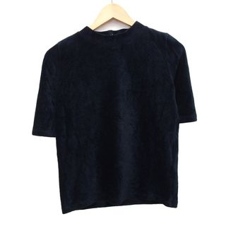 マウジー(moussy)のマウジー moussy コーデュロイ セーター シンプル 五分袖 バックボタン(ニット/セーター)