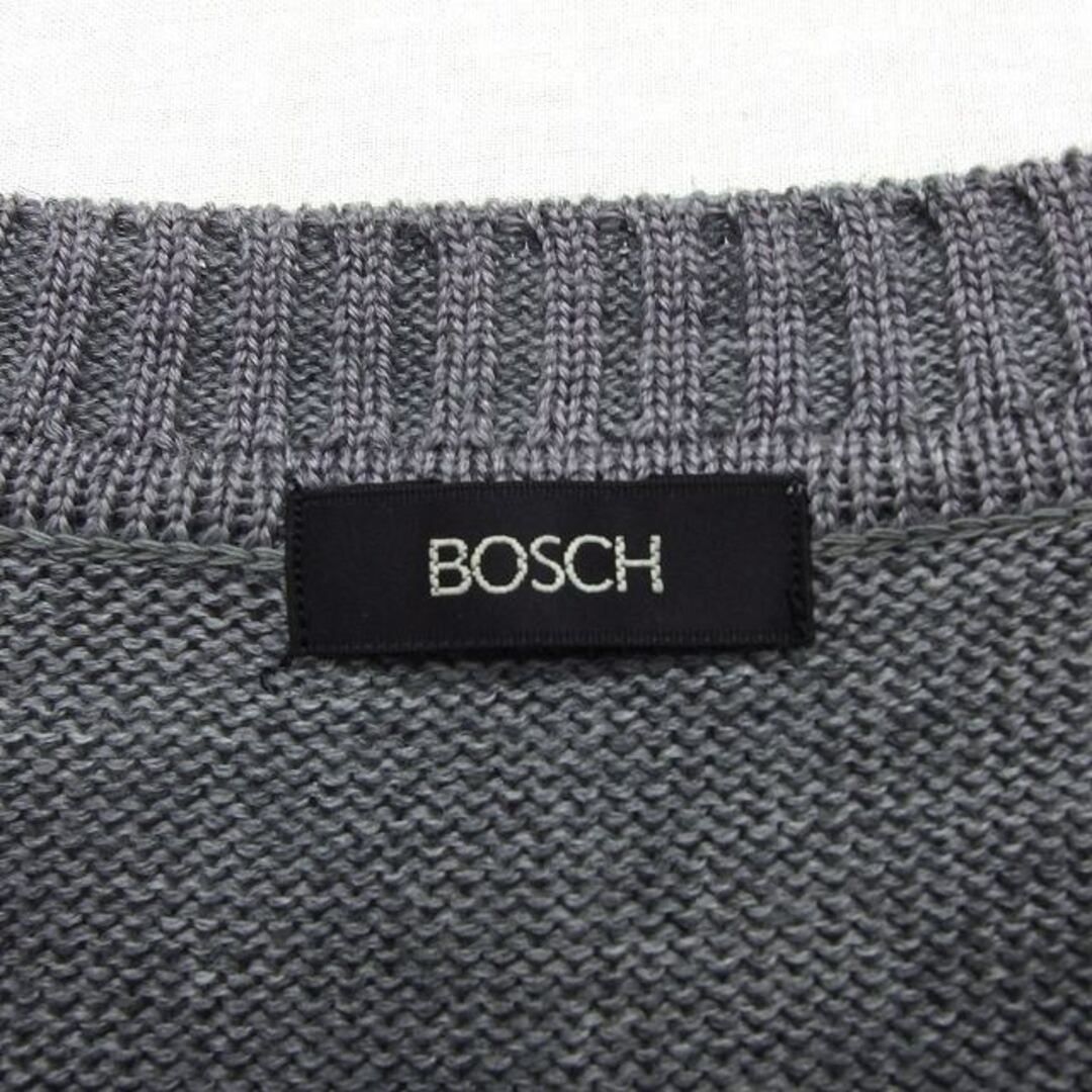 BOSCH(ボッシュ)のボッシュ BOSCH セーター ニット アーガイル 柄 切替リブ 長袖 Vネック レディースのトップス(ニット/セーター)の商品写真