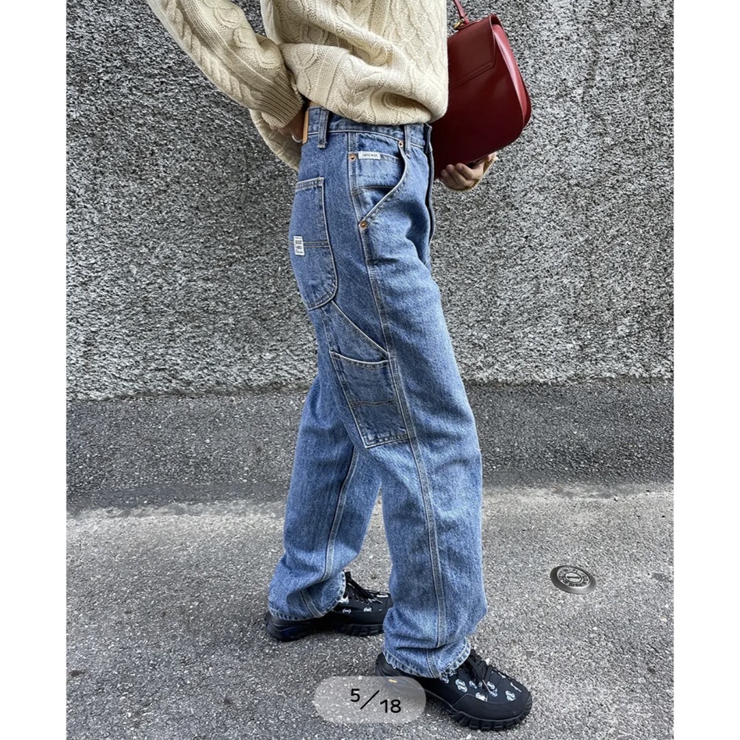 modest mood デニム East work denim barnnet レディースのパンツ(デニム/ジーンズ)の商品写真