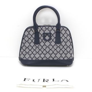 フルラ(Furla)の$$ FURLA フルラ ハンドバッグ ネイビー×グレー(ハンドバッグ)