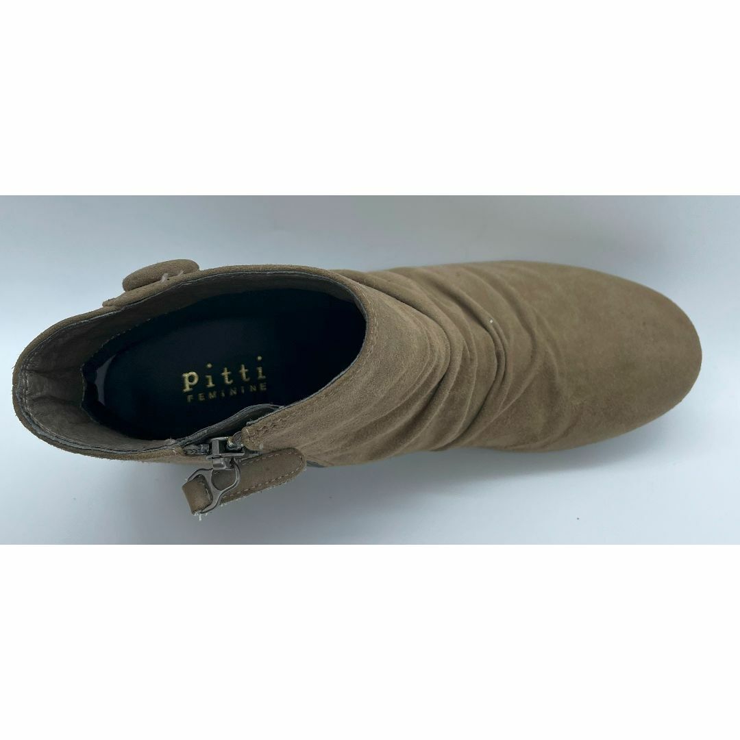 Pitti(ピッティ)のPitti☆ピッテｨ　本革フラットショートブーツ レディースの靴/シューズ(ブーツ)の商品写真