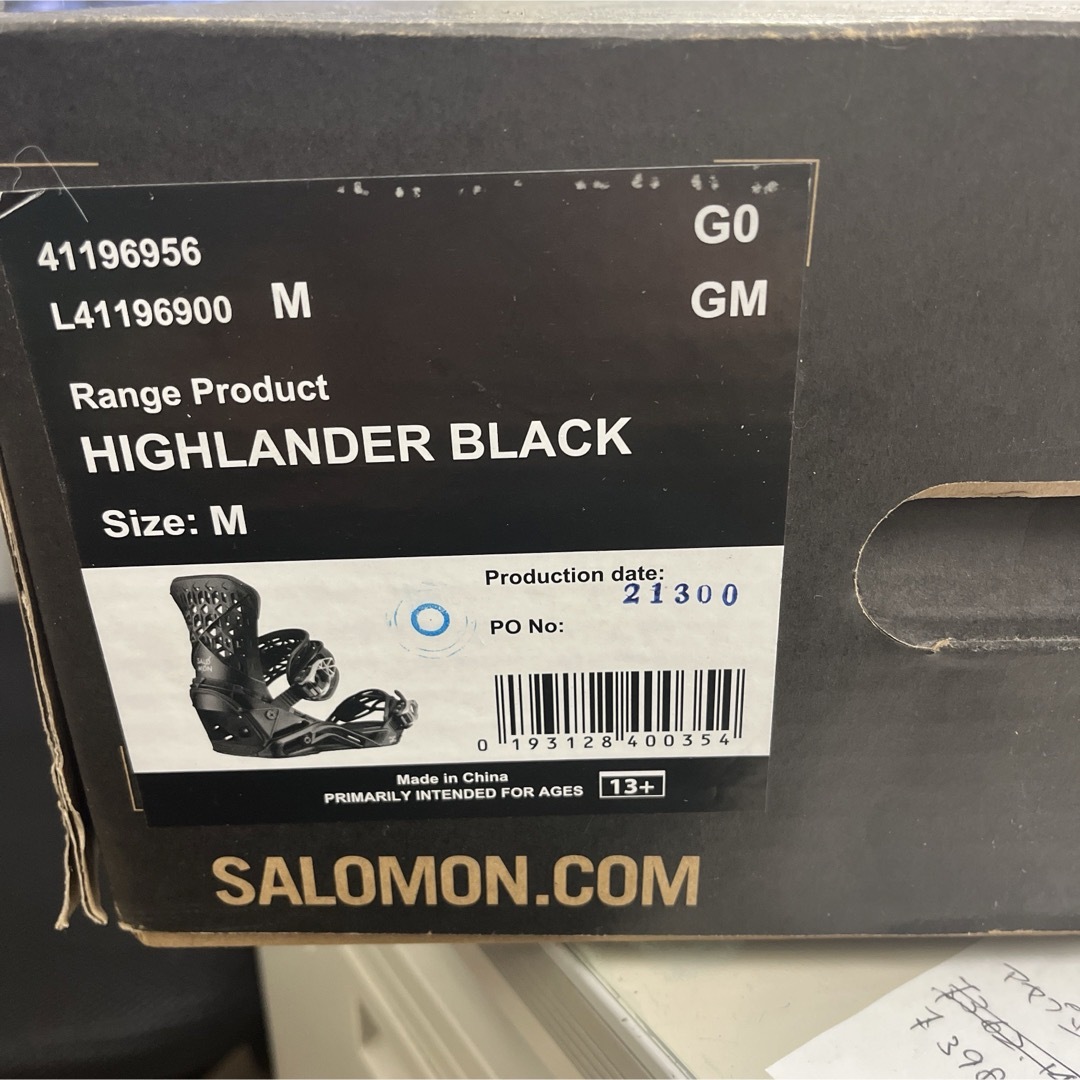 SALOMON(サロモン)のサロモン　シャドウフィット　ハイランダー　バイン スポーツ/アウトドアのスノーボード(バインディング)の商品写真