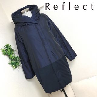 ReFLEcT - リフレクトのネイビー色ダウンコートLサイズ11