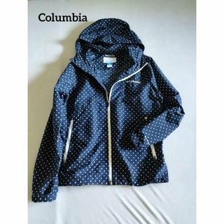 コロンビア(Columbia)のColumbiaコロンビア　ドット柄ナイロンジャケット　Sサイズ(ナイロンジャケット)