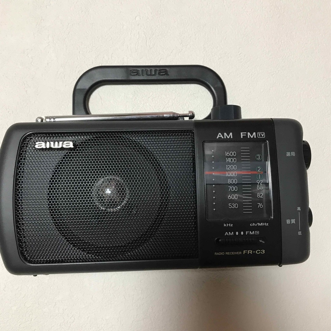 aiwa(アイワ)のアイワ   AM・FMポータブルラジオ FR-C3 スマホ/家電/カメラのオーディオ機器(ラジオ)の商品写真