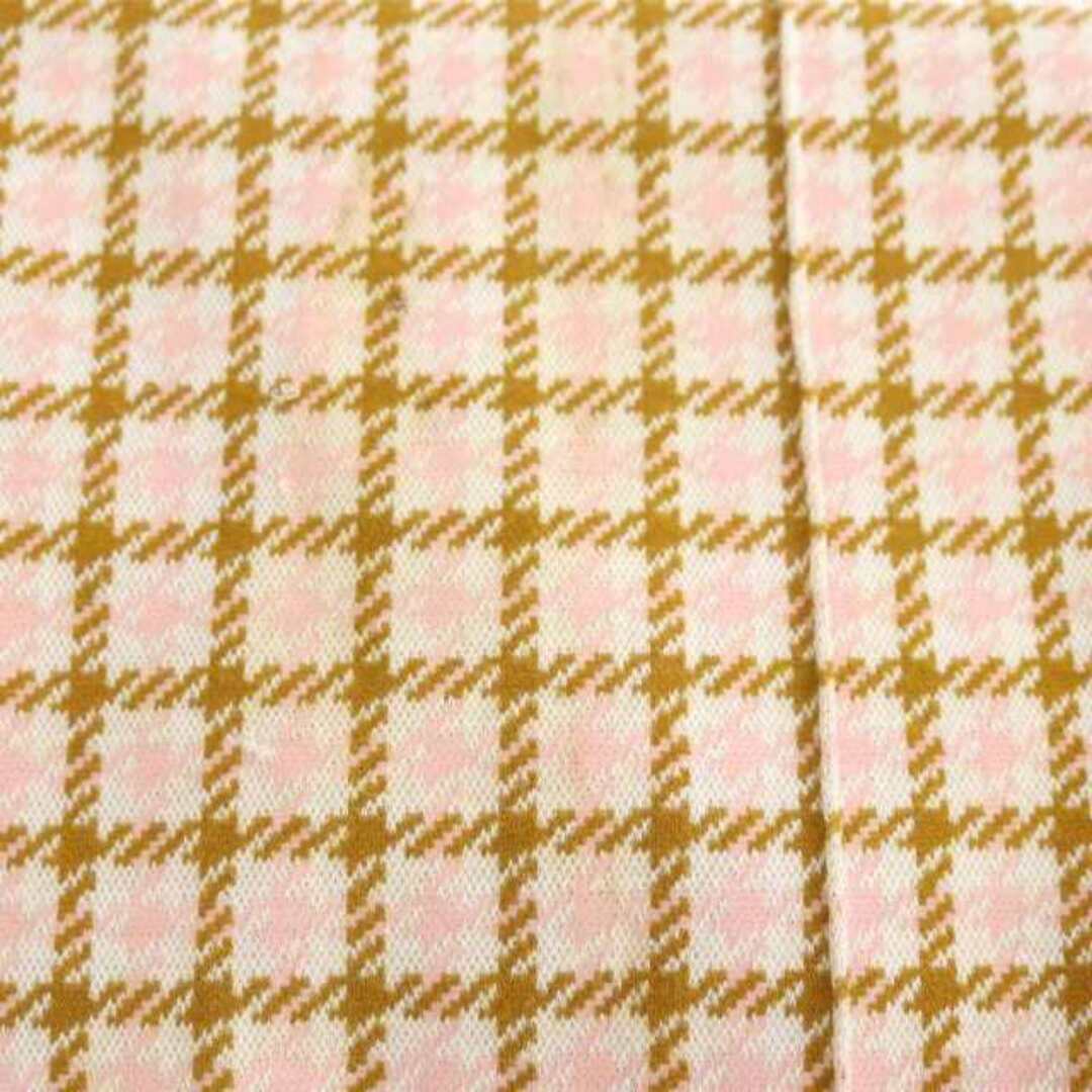 Marni(マルニ)のマルニ 千鳥格子 イージー ライン ストレートパンツ ワイド 38 ピンク 茶 レディースのパンツ(その他)の商品写真