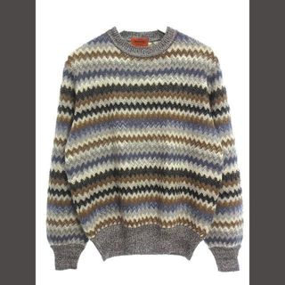 ミッソーニ(MISSONI)のミッソーニ MISSONI ニット プルオーバー トップス 46 グレー系(ニット/セーター)